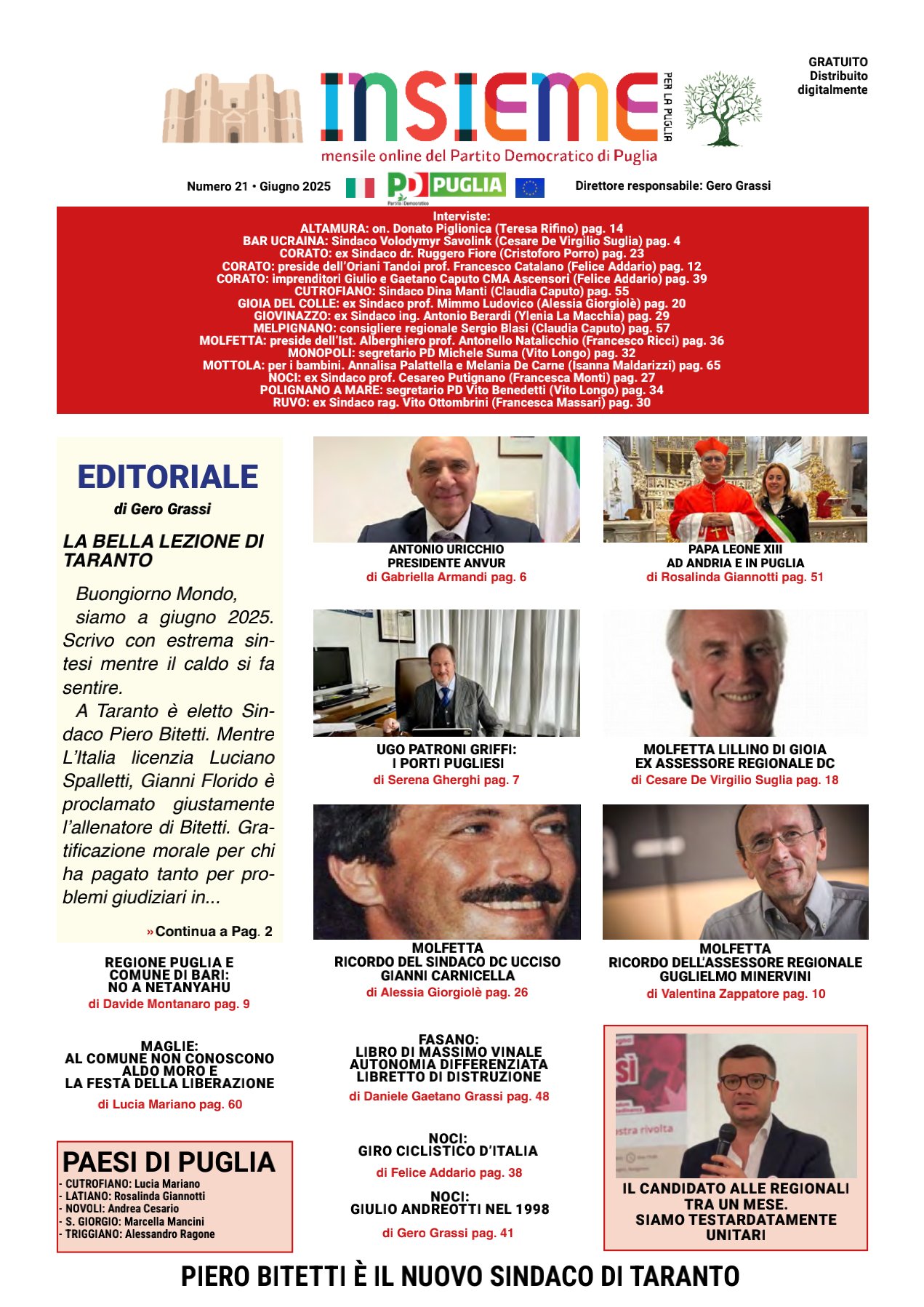 Leggi il nuovo numero di INSIEME